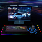 Elevate Your Gaming Experience with the Extra Large Vibrant RGB Gaming Mouse Pad - 15 Dynamic Lighting Modes & Anti-Slip Design