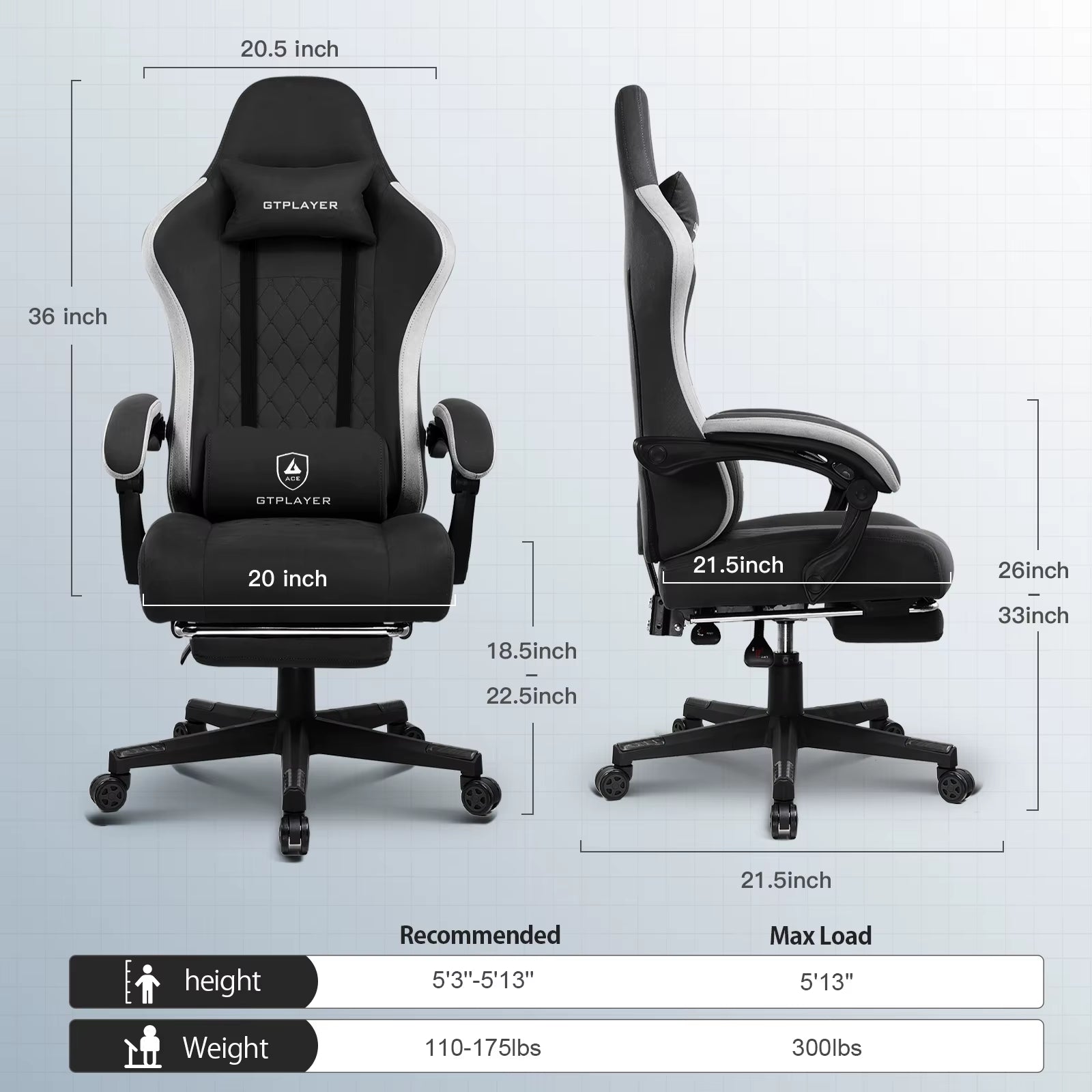 Revolutionary Ergonomic Gaming Chair with Footrest and Pocket Spring Cushion - Ultimate Comfort for Home Office and Gaming Enthusiasts