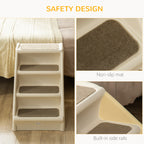 Elevate Your Pet's Comfort with Non-Slip 4-Step Portable Dog Stairs for Easy Access to Beds and Sofas