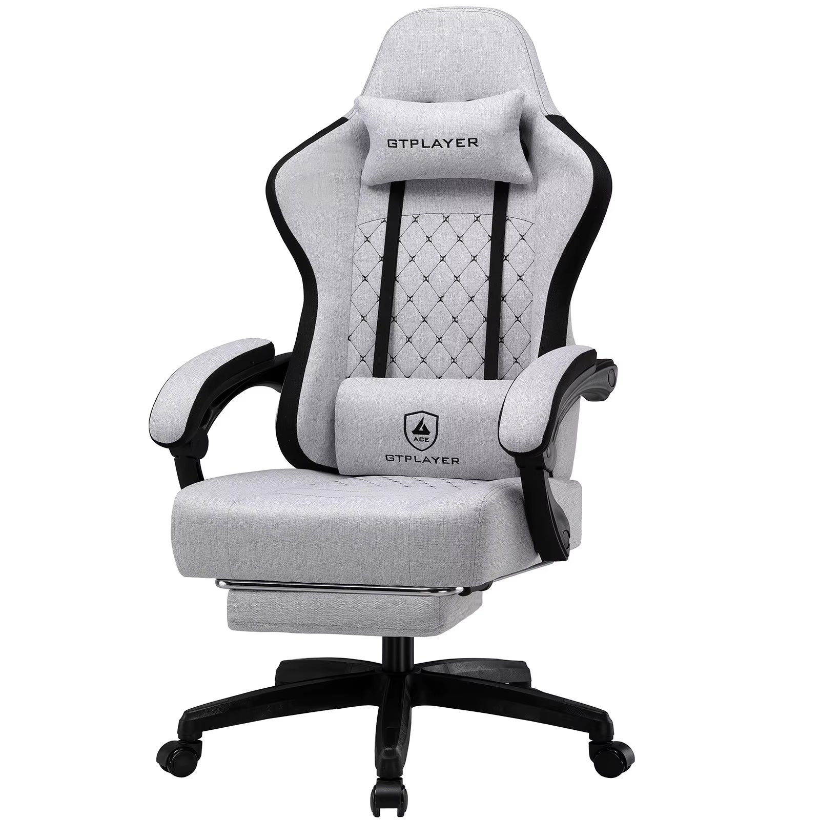 Revolutionary Ergonomic Gaming Chair with Footrest and Pocket Spring Cushion - Ultimate Comfort for Home Office and Gaming Enthusiasts