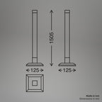 Ultimate RGB LED Floor Lamp - Create an Epic Gaming Ambience with Music Sync and Remote Control