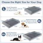 Luxurious Orthopedic Foam Dog Bed - Large Size for Ultimate Comfort and Support