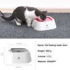 Revolutionary Non-Spill Dog & Cat Water Bowl - Floating Design for Effortless Hydration and Clean Floors