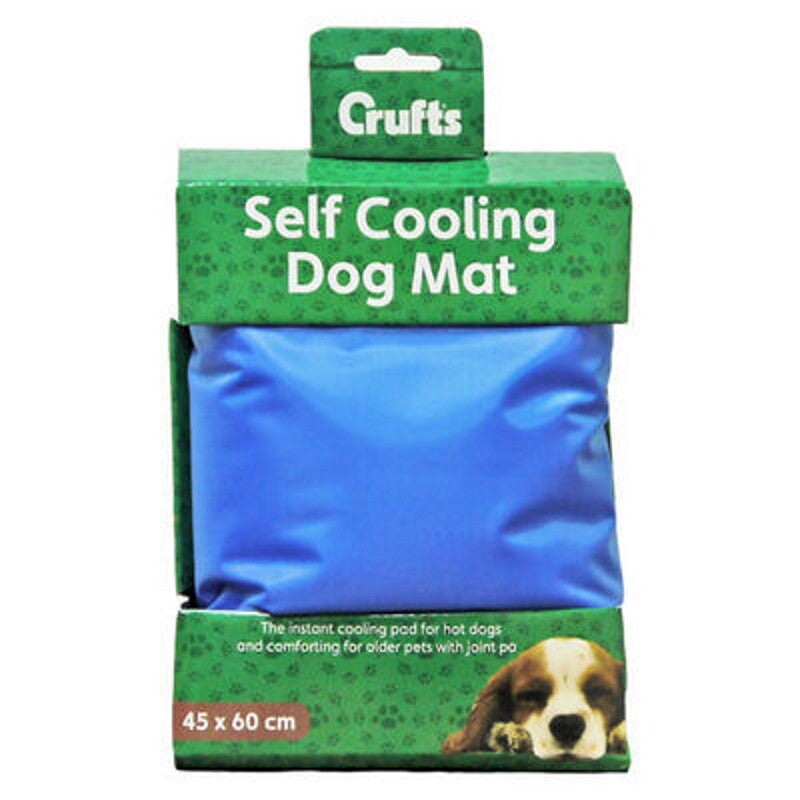CRUFTS Summer Pet Cooling Gel Mat - Keep Your Dogs & Cats Comfortable with Stylish Vests & Collars