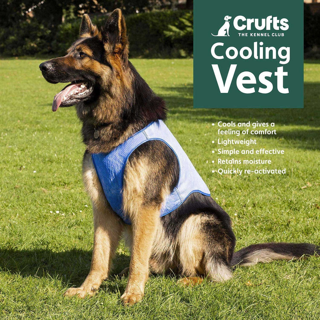 CRUFTS Summer Pet Cooling Gel Mat - Keep Your Dogs & Cats Comfortable with Stylish Vests & Collars