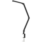 Versatile LED Desk Lamp with Dual Colour Modes - Dimmable Clamp Table Lamp for Study & Work - Sleek Black Design