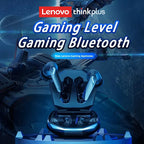 Experience Superior Sound with Lenovo GM2 Pro Bluetooth 5.3 Earphones - Dual Modes for Music and Gaming, Active Noise Cancelling, and Long Battery Life!