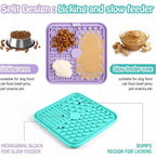 Double the Delight: 2-Pack Licky Mats for Dogs and Cats - Fun Suction Cup Treats for Stress-Free Grooming!