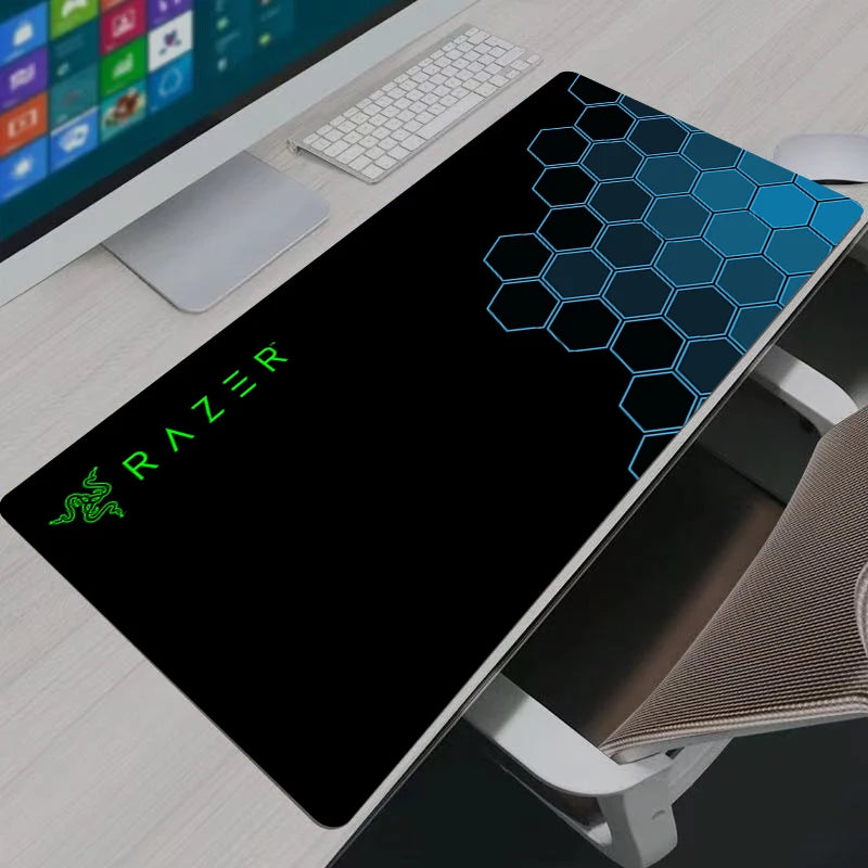 Elevate Your Gaming Experience with the Hexagon Anime Mouse Pad - XXL Desk Mat for PC Gamers and Office Use