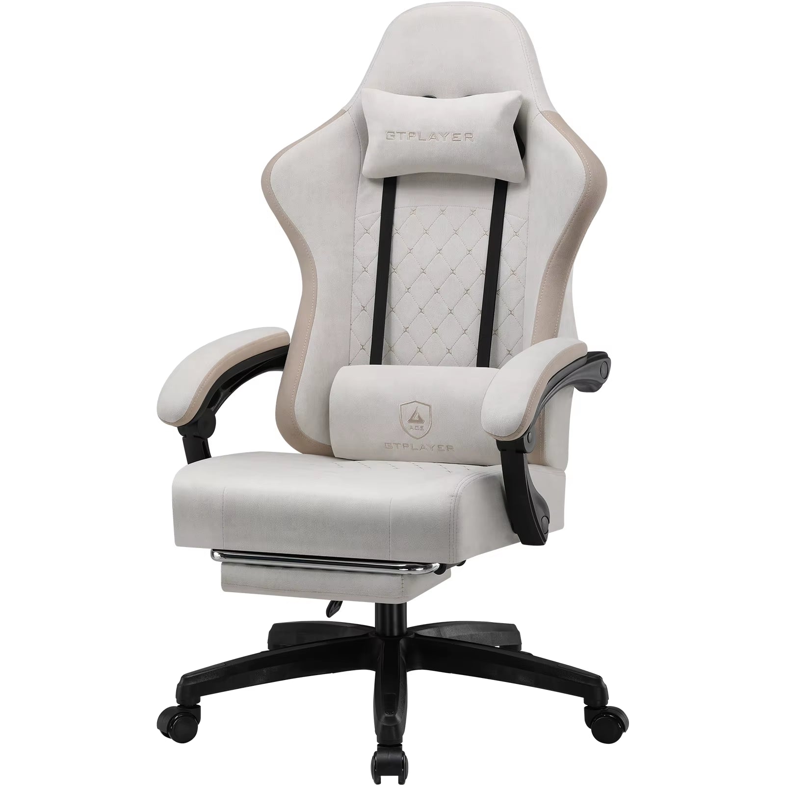Revolutionary Ergonomic Gaming Chair with Footrest and Pocket Spring Cushion - Ultimate Comfort for Home Office and Gaming Enthusiasts