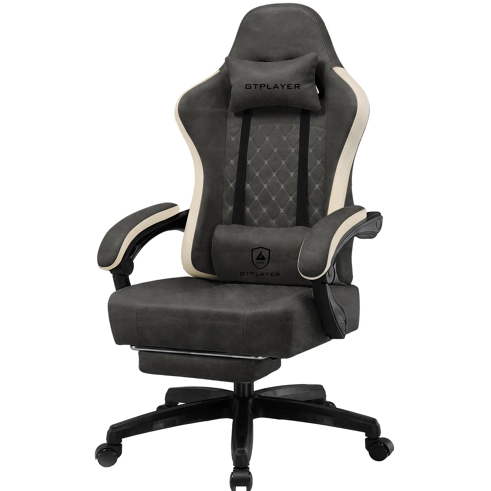 Revolutionary Ergonomic Gaming Chair with Footrest and Pocket Spring Cushion - Ultimate Comfort for Home Office and Gaming Enthusiasts