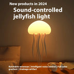 Transform Your Space with the Enchanting Jellyfish Mood Lamp - A Portable LED Night Light for Relaxation and Decor