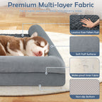 Luxurious Orthopedic Foam Dog Bed - Large Size for Ultimate Comfort and Support