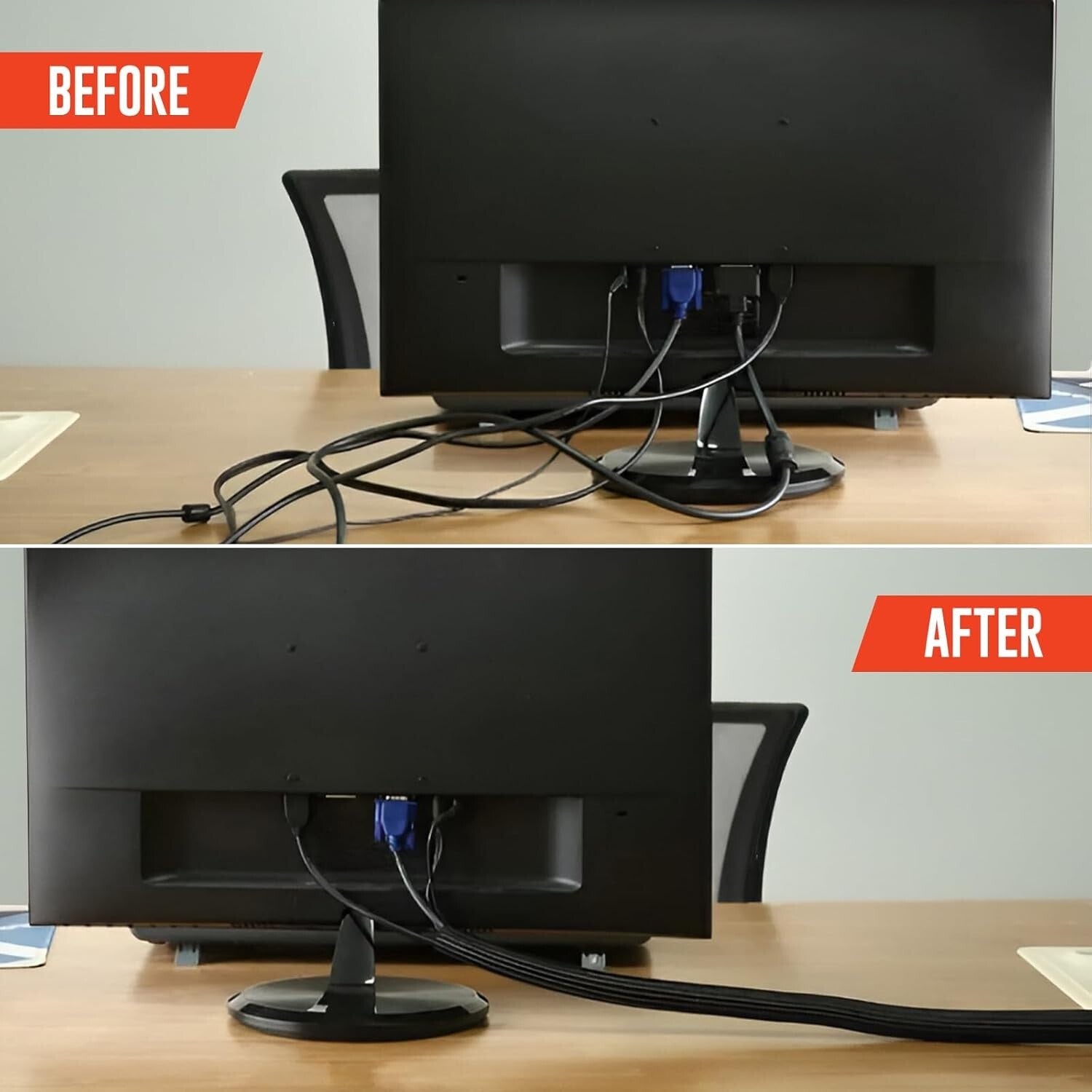 Transform Your Space with 10Ft Heavy Duty Cable Tidy Sleeves for a Clutter-Free Environment