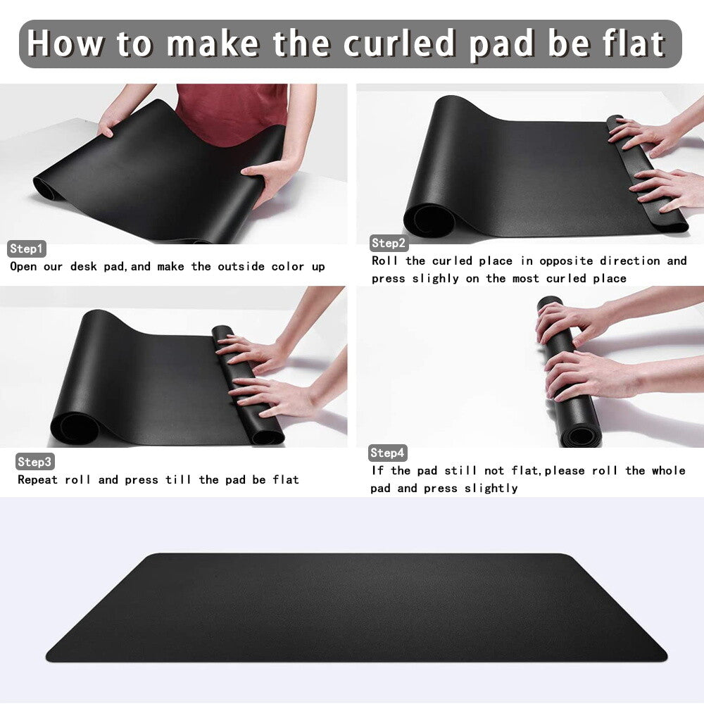 Elevate Your Workspace with the Premium PU Leather Large Computer Desk Mat - Perfect for Home and Office!