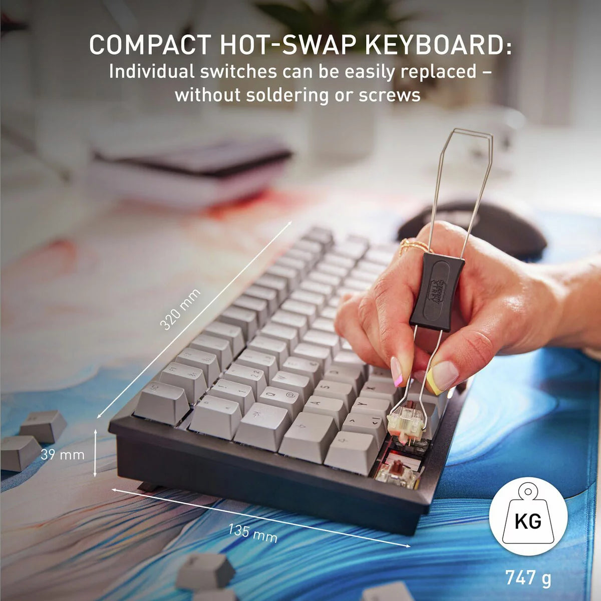 Unmatched Precision with the CHERRY KW 300 Mechanical Keyboard