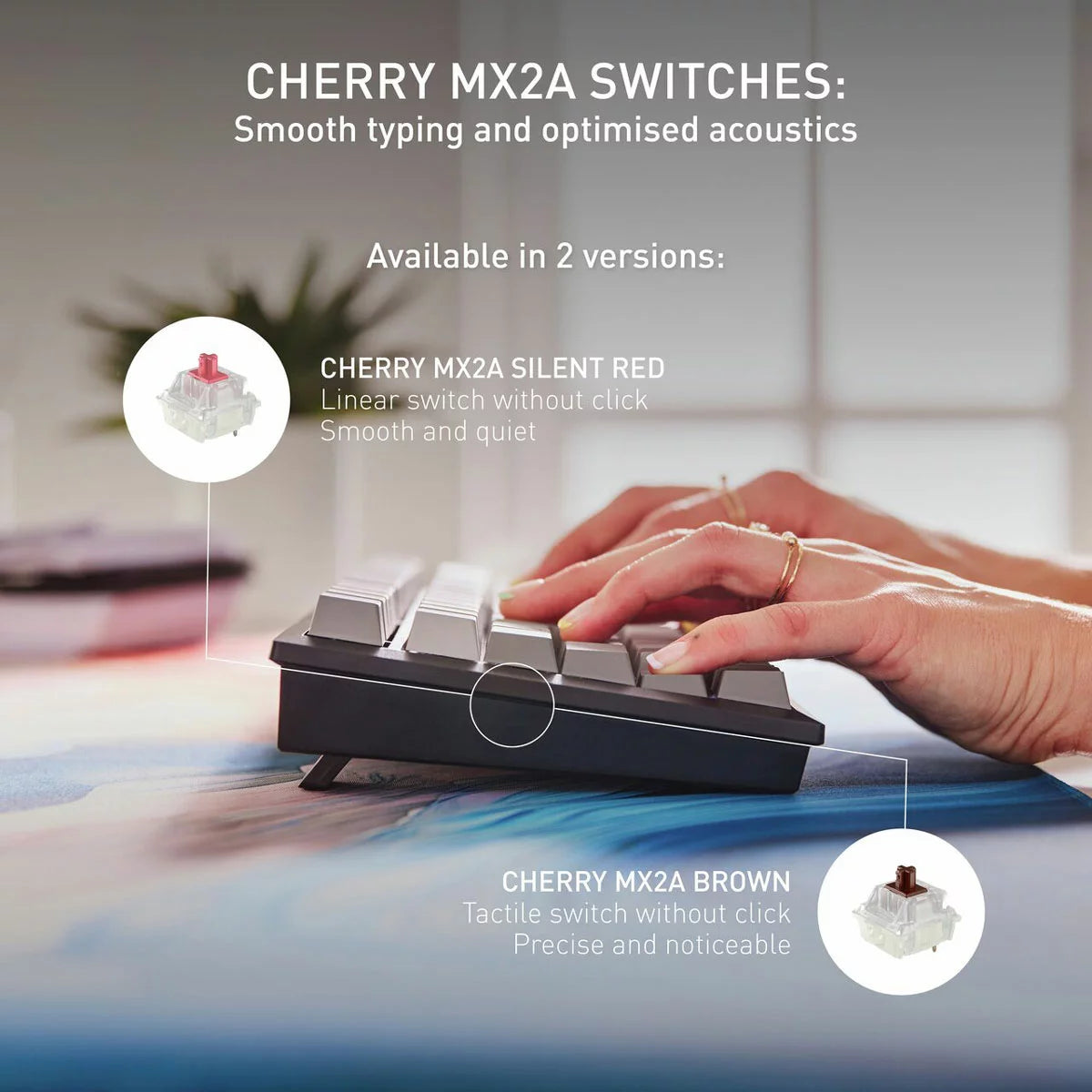 Unmatched Precision with the CHERRY KW 300 Mechanical Keyboard