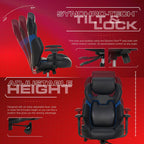 Elevate Your Game with the DPS® Encode Adjustable Gaming Chair - Unmatched Comfort and Support