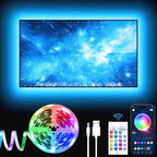 Illuminate Your Entertainment: 13.1Ft LED Lights for 40-65 Inch TVs Enhance Your Viewing Experience!