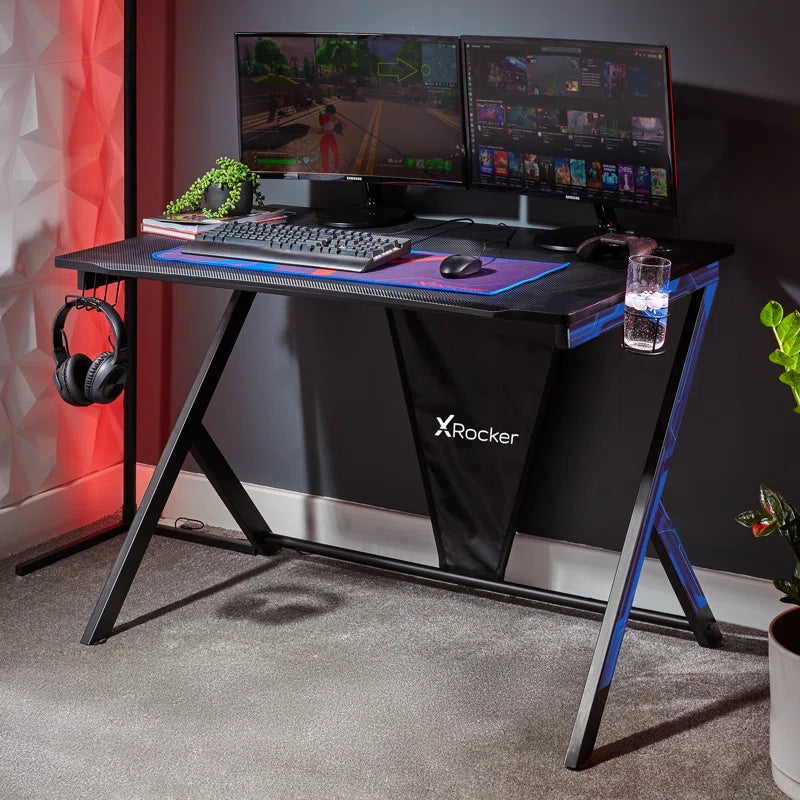 Elevate Your Gaming Experience with the Ocelot Gaming Computer Desk - Stylish, Durable, and Organized!