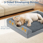Luxurious Orthopedic Foam Dog Bed - Large Size for Ultimate Comfort and Support