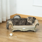 Deluxe Eco-Friendly Almond Cat Scratching Board with Catnip - The Perfect Play and Rest Spot for Your Feline Friend