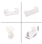 Keep Your Wires Neat and Organized with Self-Adhesive Cable Clips - Perfect for Desk Management!
