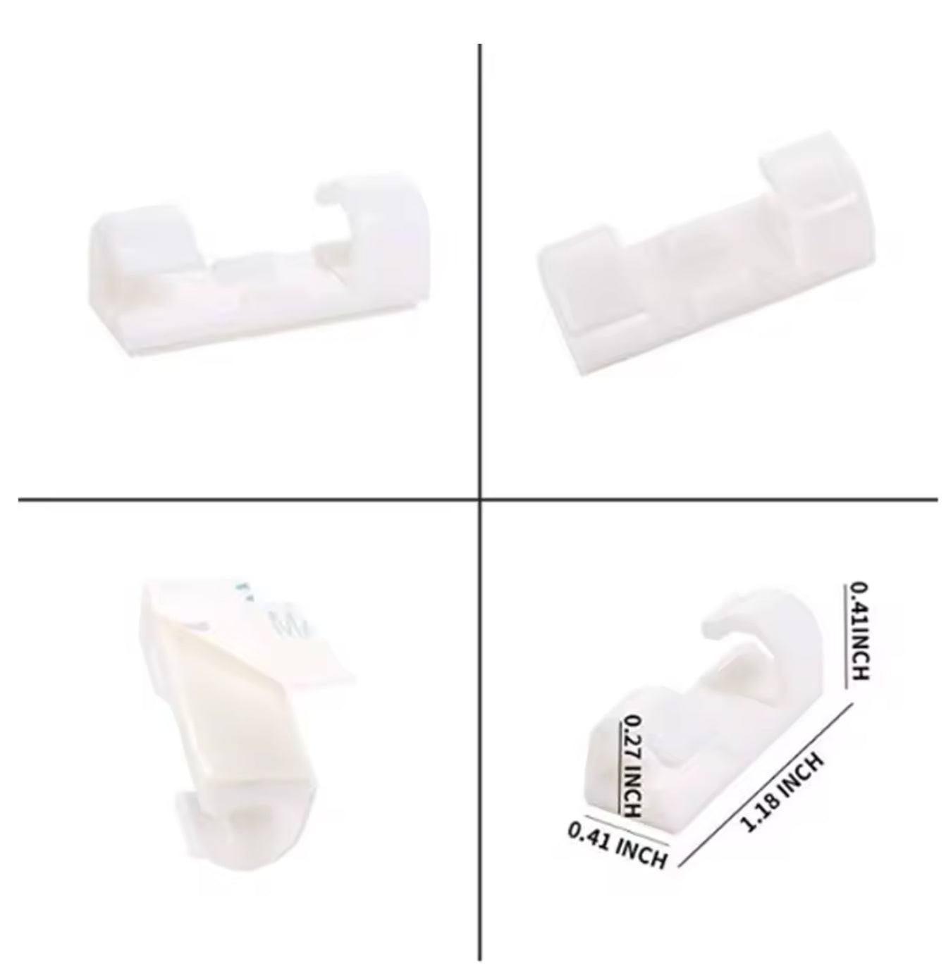 Keep Your Wires Neat and Organized with Self-Adhesive Cable Clips - Perfect for Desk Management!