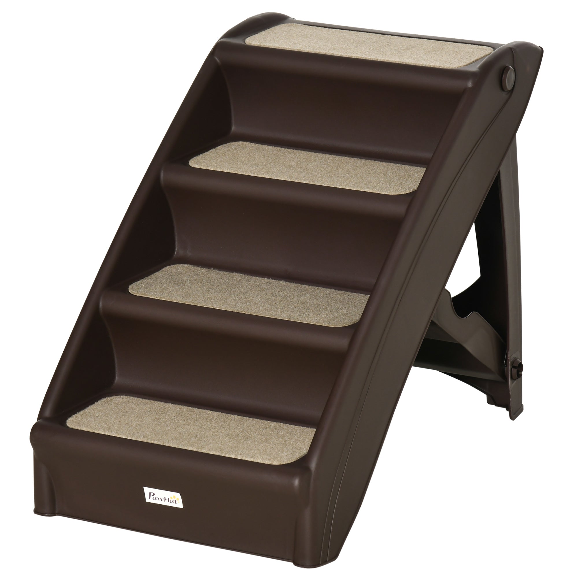 Elevate Your Pet's Comfort with Non-Slip 4-Step Portable Dog Stairs for Easy Access to Beds and Sofas