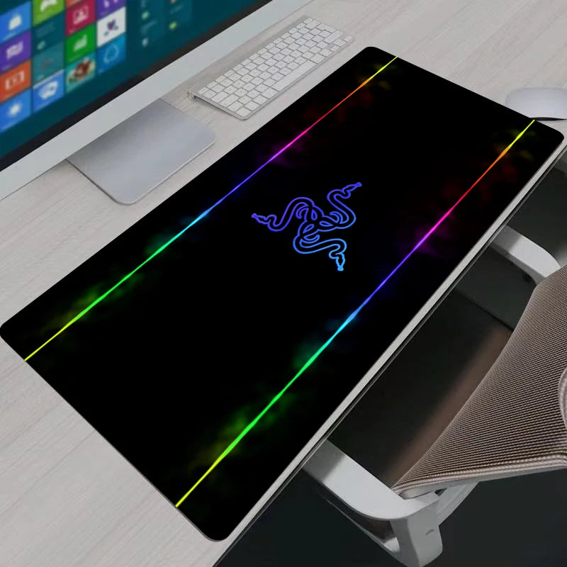 Elevate Your Gaming Experience with the Hexagon Anime Mouse Pad - XXL Desk Mat for PC Gamers and Office Use