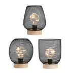 Chic Industrial Retro Battery-Operated LED Desk Lamp - Perfect for Stylish Home Decor