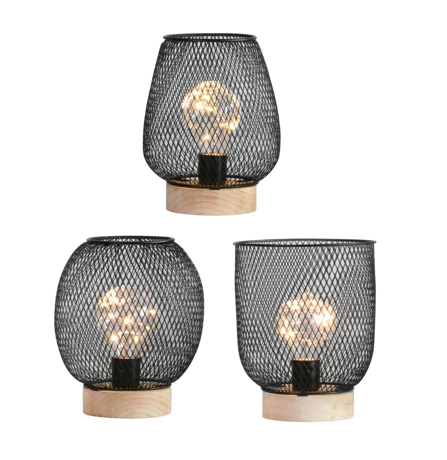 Chic Industrial Retro Battery-Operated LED Desk Lamp - Perfect for Stylish Home Decor