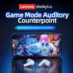 Experience Superior Sound with Lenovo GM2 Pro Bluetooth 5.3 Earphones - Dual Modes for Music and Gaming, Active Noise Cancelling, and Long Battery Life!