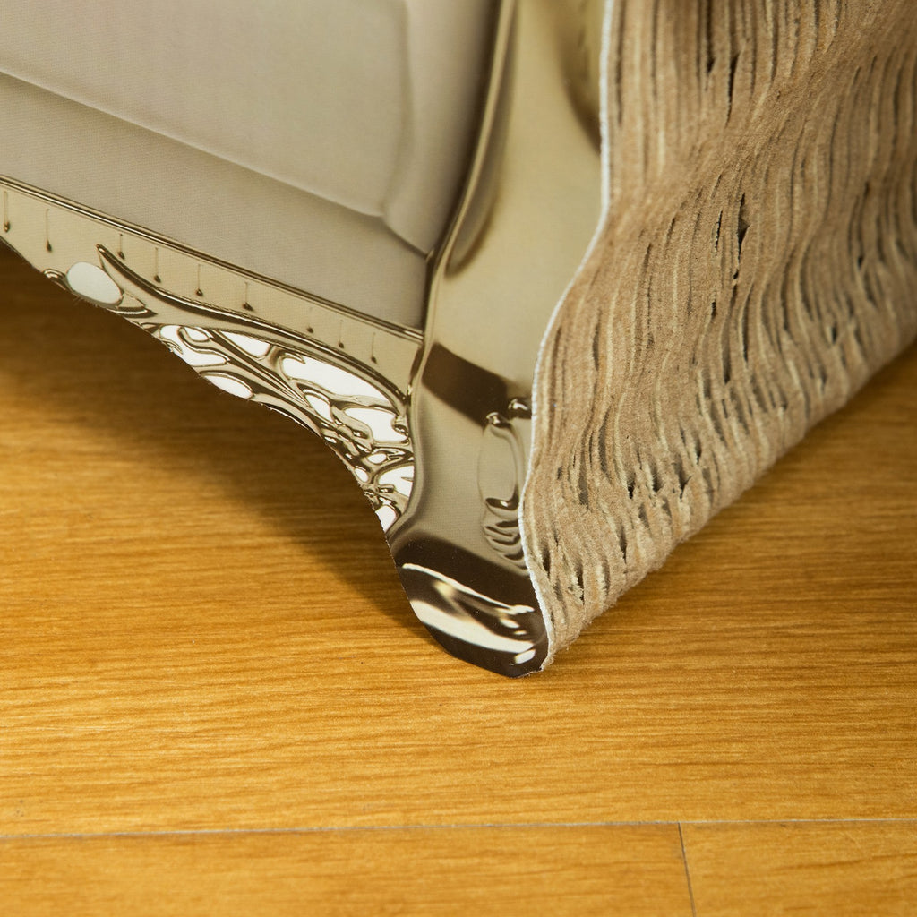 Deluxe Eco-Friendly Almond Cat Scratching Board with Catnip - The Perfect Play and Rest Spot for Your Feline Friend