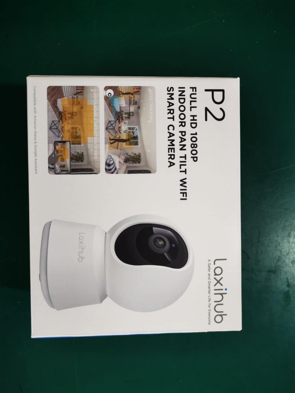 LAXIHUB 2K 3MP Pet Camera - Ultimate Indoor Security Solution for Dogs, Cats, and Babies with 360° View and Smart Features