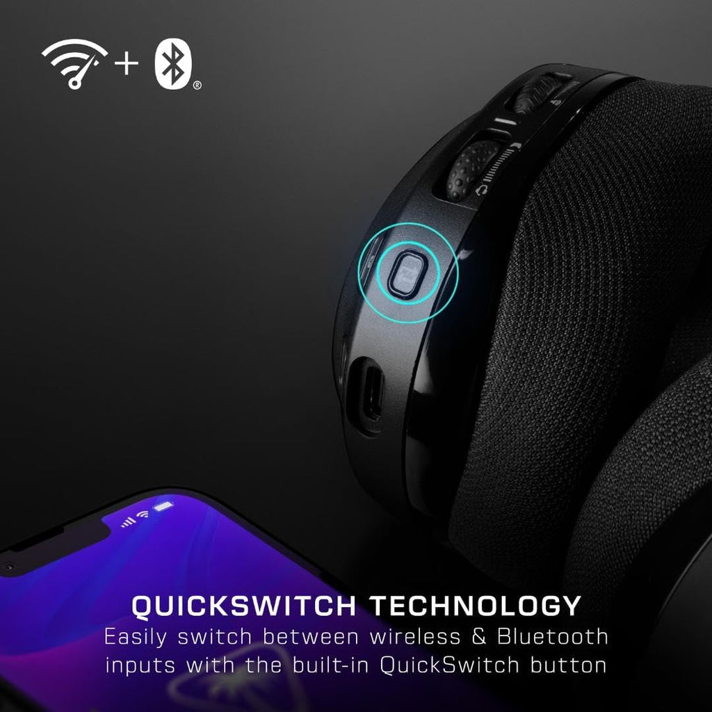 Experience Ultimate Gaming Freedom with the Stealth 600 Black Wireless Headset - Compatible with Xbox, PlayStation, PC & More!