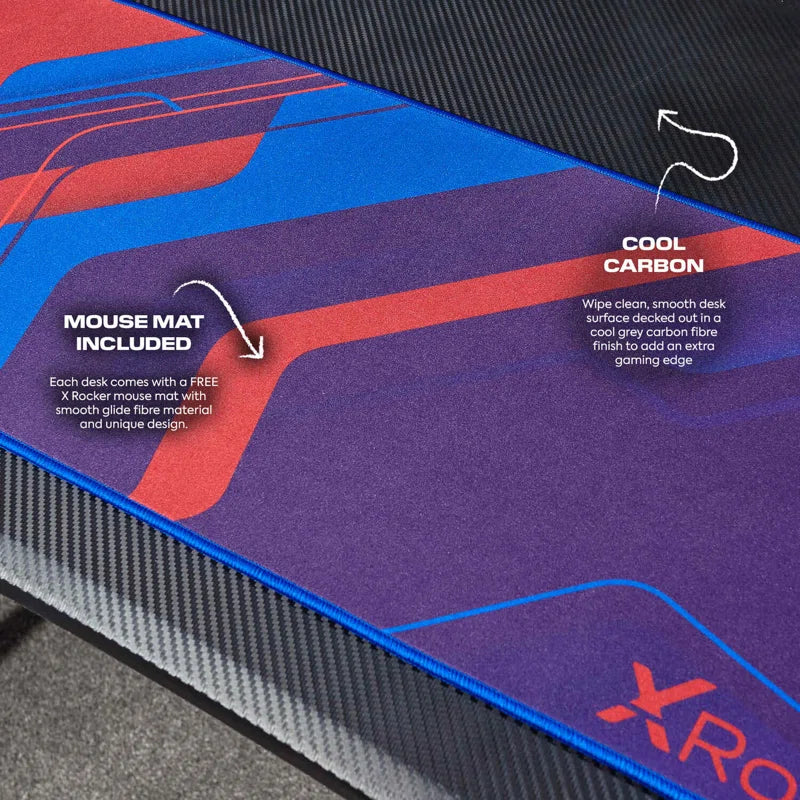 Elevate Your Gaming Experience with the Ocelot Gaming Computer Desk - Stylish, Durable, and Organized!