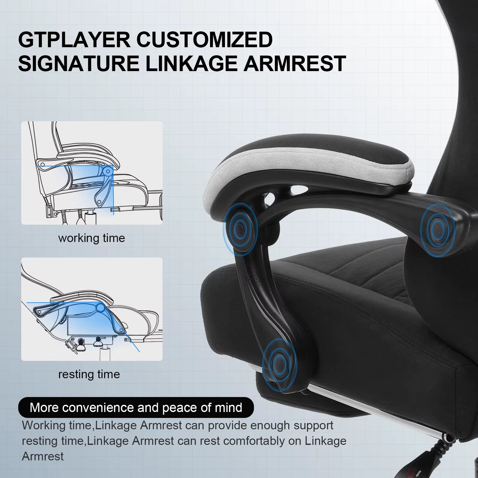 Revolutionary Ergonomic Gaming Chair with Footrest and Pocket Spring Cushion - Ultimate Comfort for Home Office and Gaming Enthusiasts