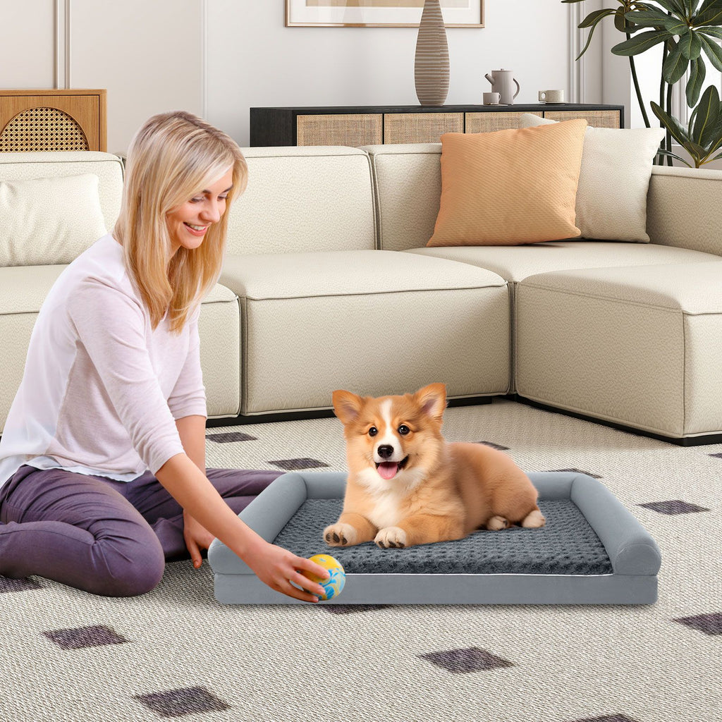 Luxurious Orthopedic Foam Dog Bed - Large Size for Ultimate Comfort and Support