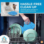Elevate Your Pet's Mealtime with Our 2-Pack Silicone Lick Mats for Cats & Dogs - Includes Spatula & Strong Suction Cups!
