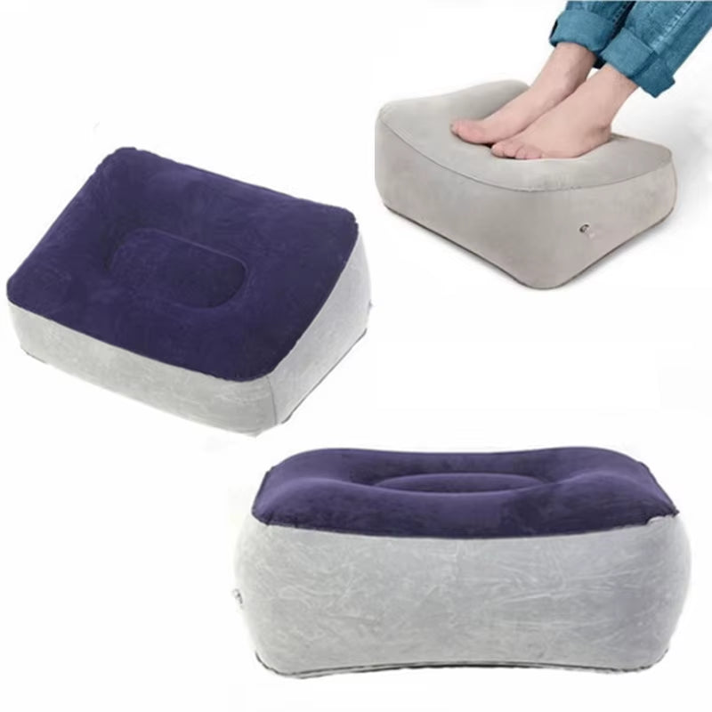 Elevate Your Comfort: Inflatable Footrest Pillow for Travel, Office, and Home Relaxation