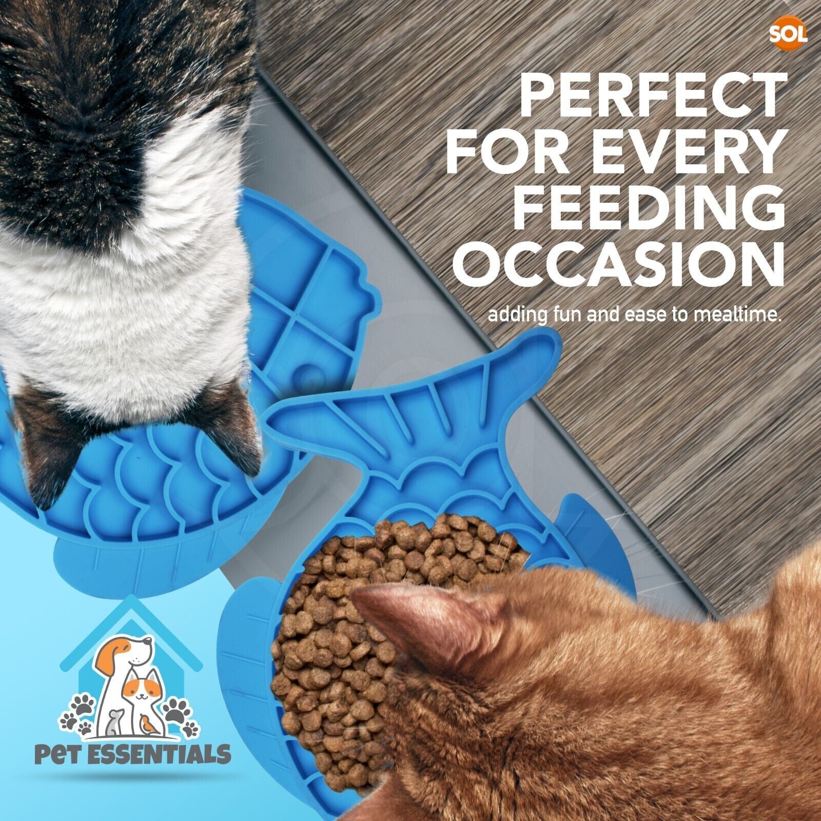 Elevate Your Pet's Mealtime with Our 2-Pack Silicone Lick Mats for Cats & Dogs - Includes Spatula & Strong Suction Cups!