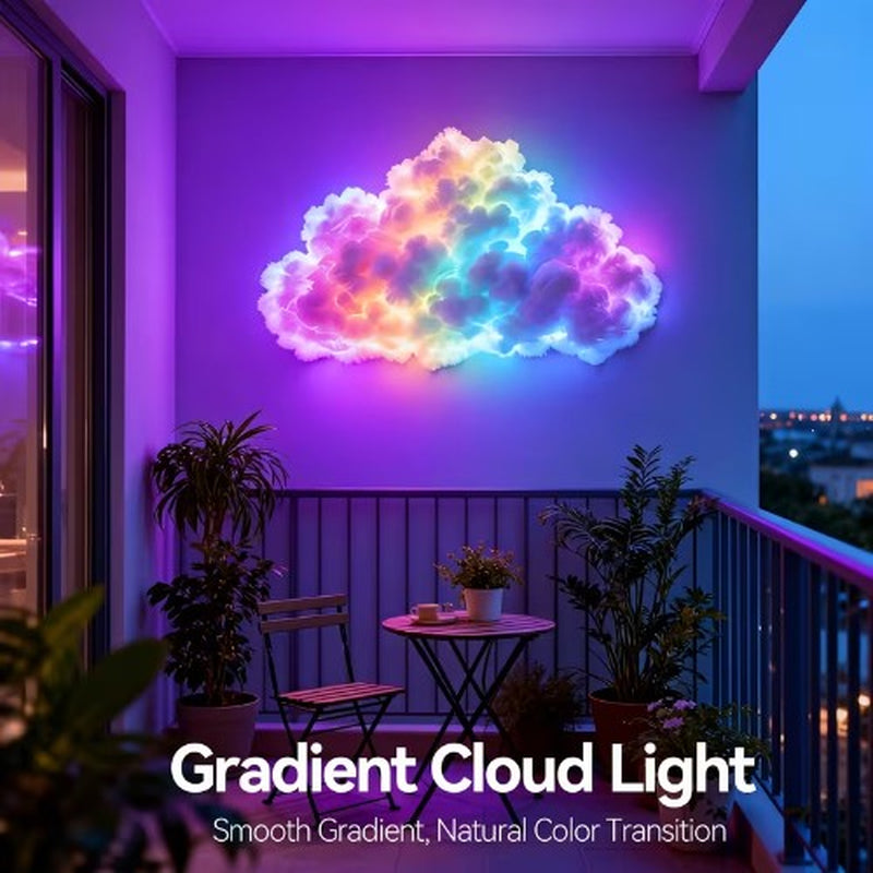 RGB Thunder Cloud Night Lamp - Perfect USB Bedroom Decor for Esports Fans in the UK