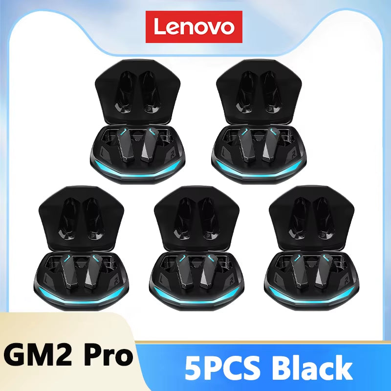 Experience Superior Sound with Lenovo GM2 Pro Bluetooth 5.3 Earphones - Dual Modes for Music and Gaming, Active Noise Cancelling, and Long Battery Life!