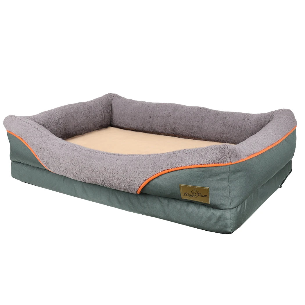 Ultimate Comfort: Heavy Duty Large Orthopedic Waterproof Dog Bed with Soft Foam Cushion - Perfect for XL Pets!