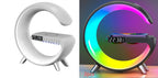 Revolutionary Smart G-Shaped LED Lamp: Bluetooth Speaker & Wireless Charger for a Stylish Home Atmosphere