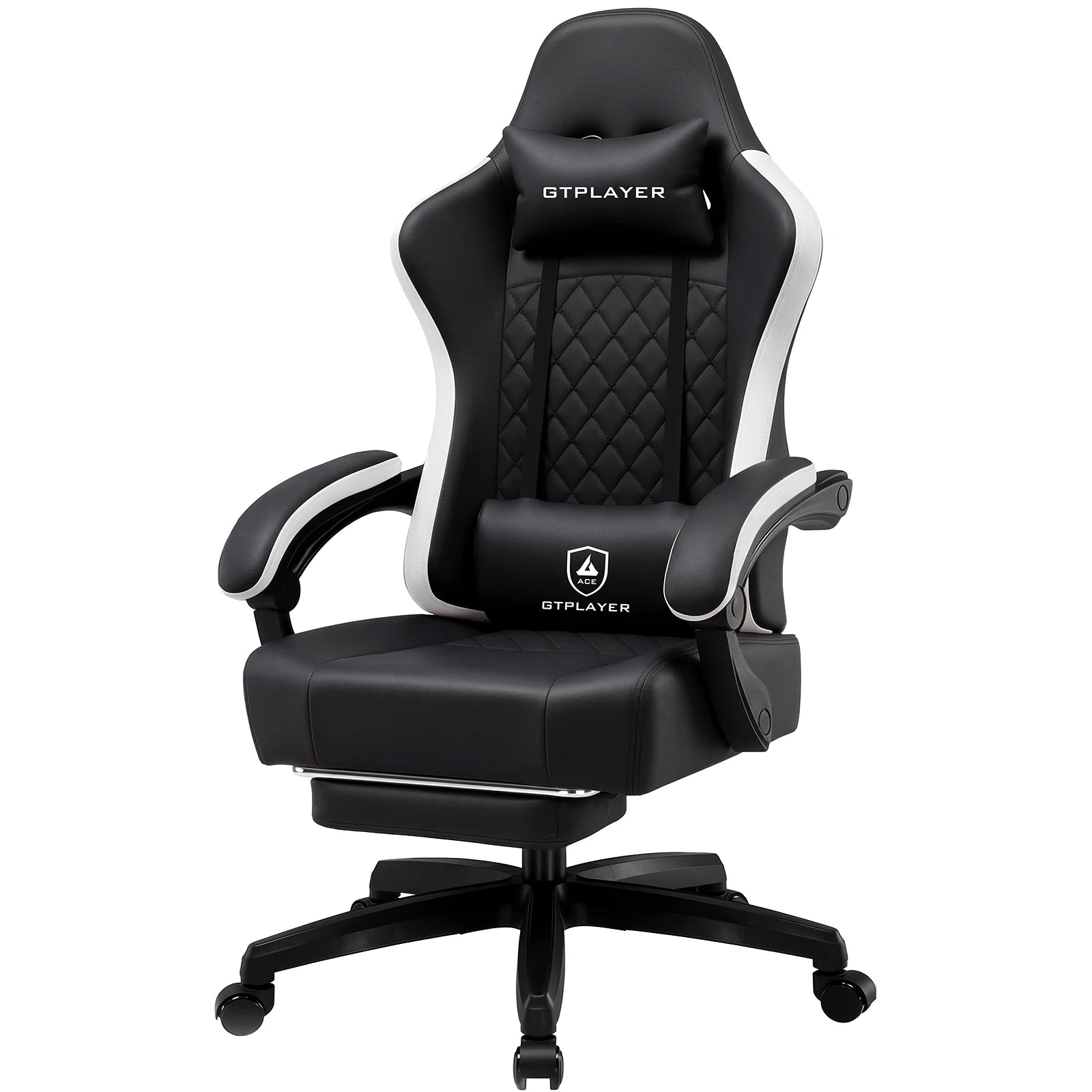 Revolutionary Ergonomic Gaming Chair with Footrest and Pocket Spring Cushion - Ultimate Comfort for Home Office and Gaming Enthusiasts