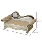 Deluxe Eco-Friendly Almond Cat Scratching Board with Catnip - The Perfect Play and Rest Spot for Your Feline Friend