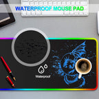 Elevate Your Gaming Experience with the Extra Large Vibrant RGB Gaming Mouse Pad - 15 Dynamic Lighting Modes & Anti-Slip Design