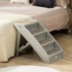 Elevate Your Pet's Comfort with Non-Slip 4-Step Portable Dog Stairs for Easy Access to Beds and Sofas